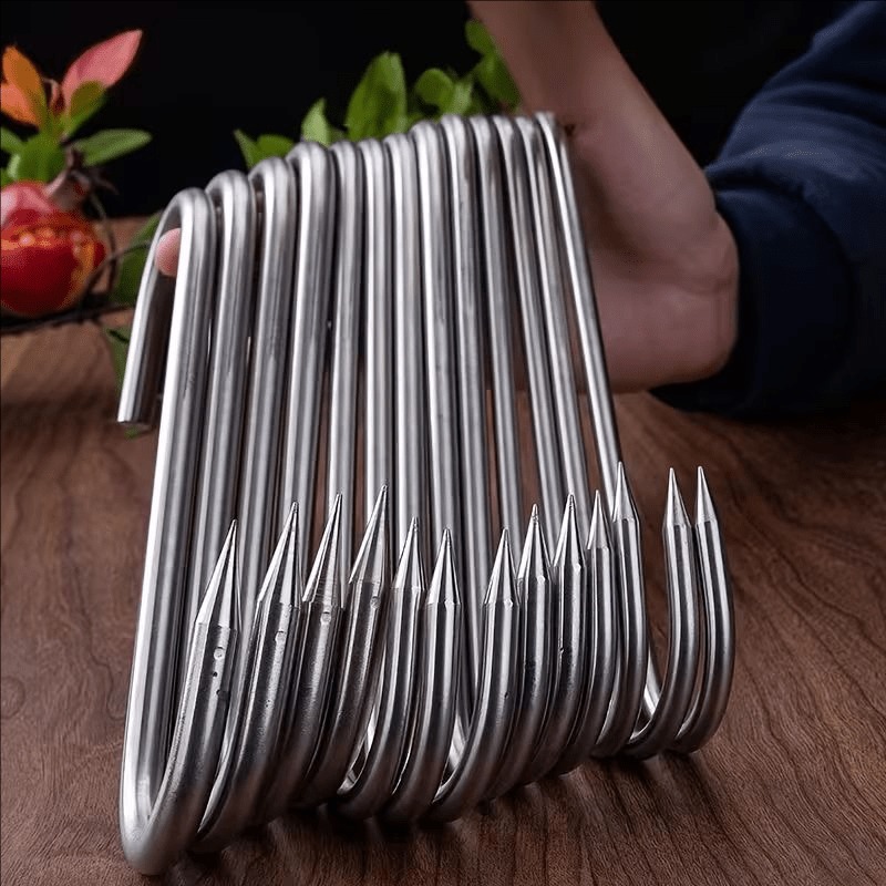 6pcs Stainless Steel S-Shaped Hooks for Heavy Objects