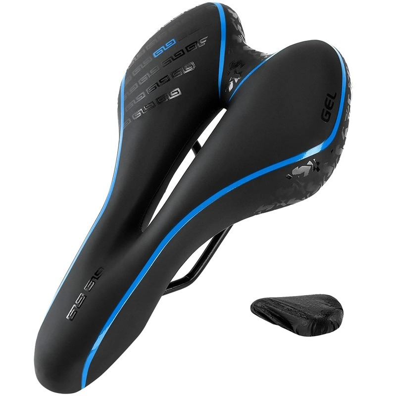 Image of Gel Replacement Bike With Soft Thick Padding, Compatible With Mtb, Road Bikes & Indoor Exercise Bikes, Unisex For Men And Women
