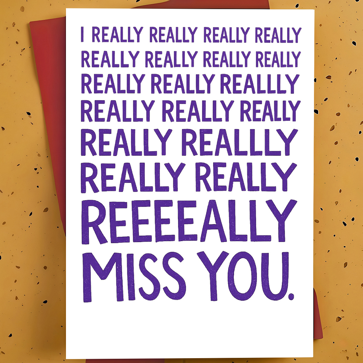 TEMU 1pc, Featuring A 'i ' Card Along With An Envelope, Ideal For Family, , , And Neighbors. 'i ' Card, Perfect For Any Occasion To Convey