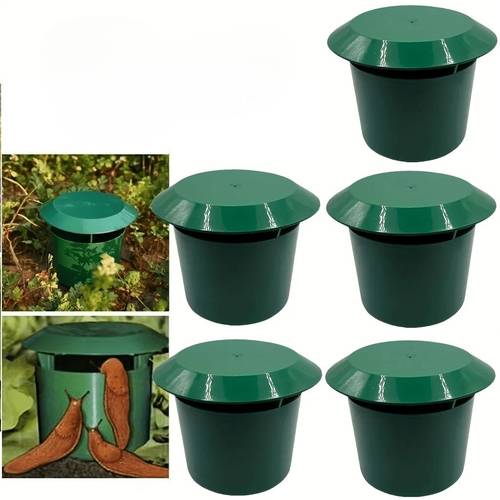10pcs reusable snail and slug trap set plastic suitable for yards gardens effective against snails and garden pests simple operation steps required a pest for gardening