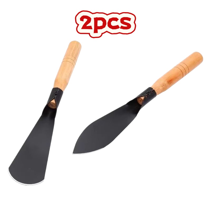 Image of 2pcs Gardening Shovel Weeding Shovel Hand Shovel For Digging, Transplanting, Planting And Weeding Tools