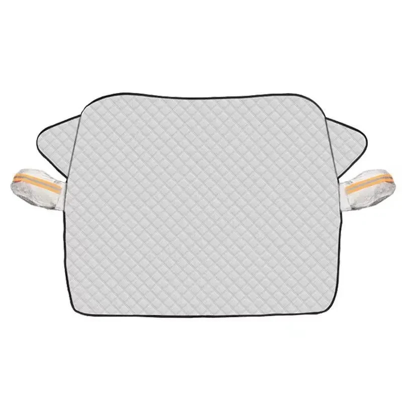 Image of Car Snow Shield Magnetic Absorption Thickened Oxford Cloth Car Cover Frost-proof Snow Cover Car Front Glass Snow Shield