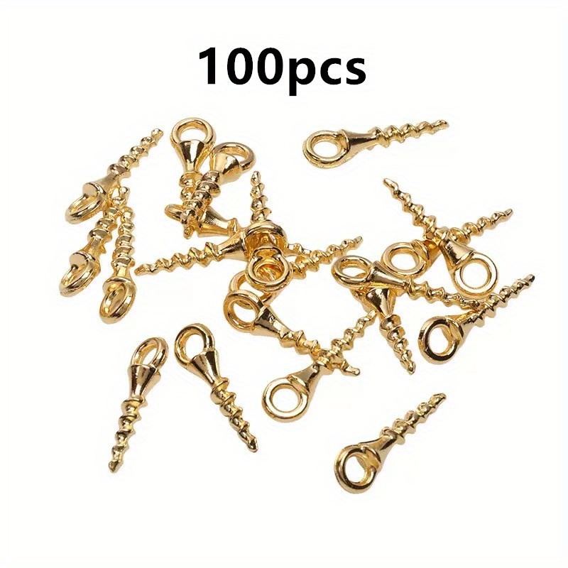 50pcs/100pcs Mini Diy Hole Screws Are Metal Screws, Suitable For Walls, Wood, Picture Frames, Cabinets, Living Rooms, And Kitchens