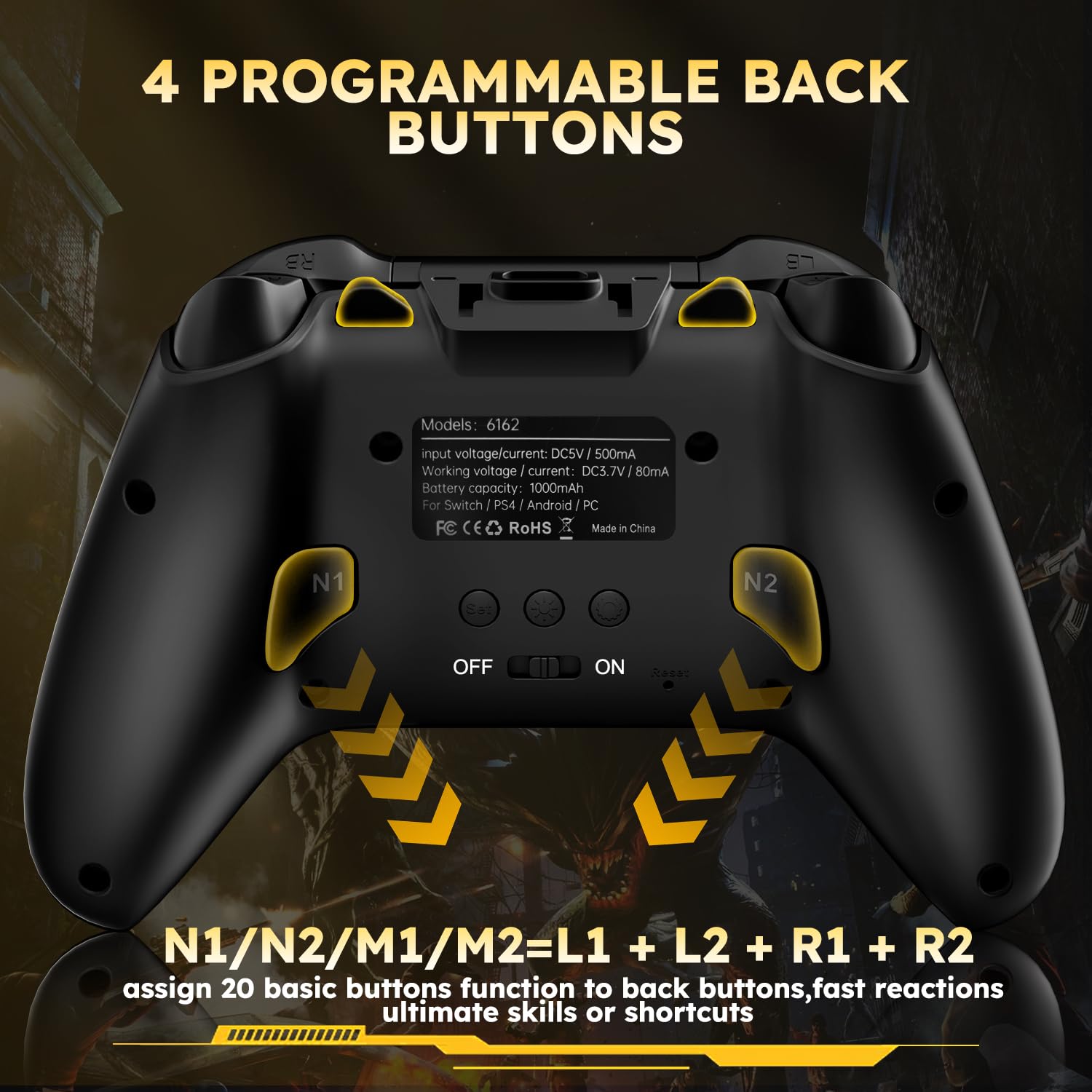 good vibration übersetzung Amazon.com: Interactive Screen Wireless Gaming Controller for PC/PS4/  Switch/Android/iOS, 4 Programmable Buttons, Turbo, 6-axis Gyro, Dual  Vibration, RGB Lighting, Share, Screenshot, 1000mAh, Wake-up White : Video  Games