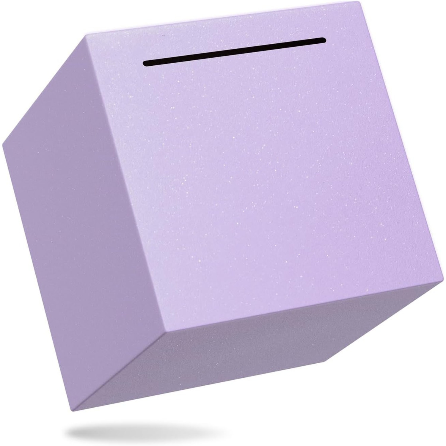 

1pc Purple Iron Piggy Bank For Adults, 4.72- To , Unopenable Saving Box, Iron