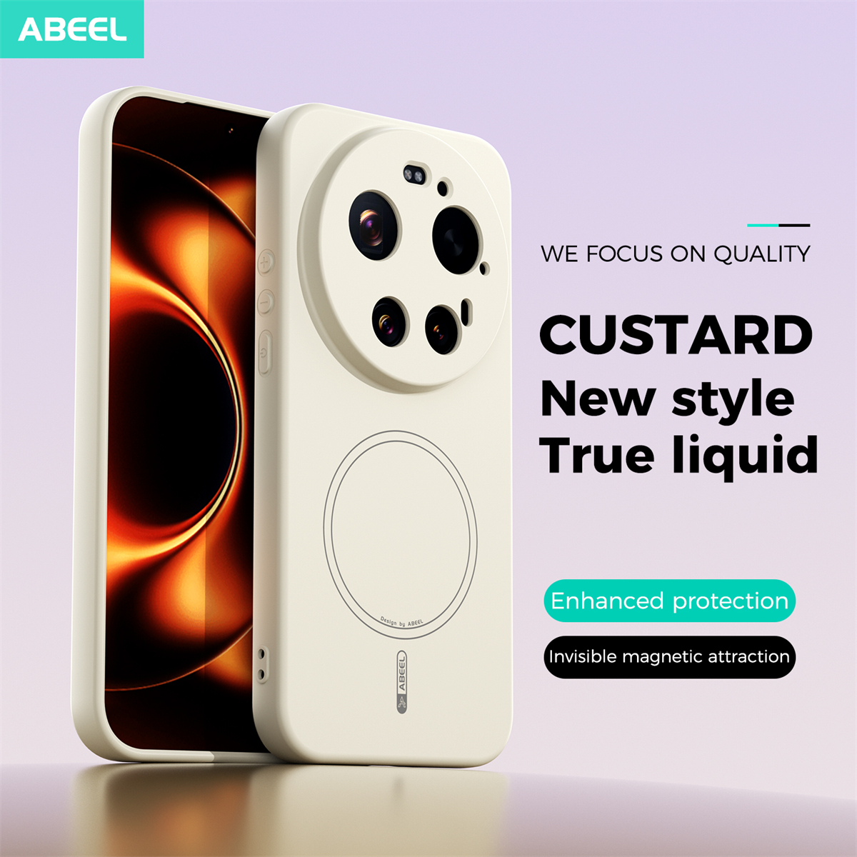 TEMU Phone Case - New Magnetic Protective Case Suitable For Xiaomi 17 Ultra, For Men And Women