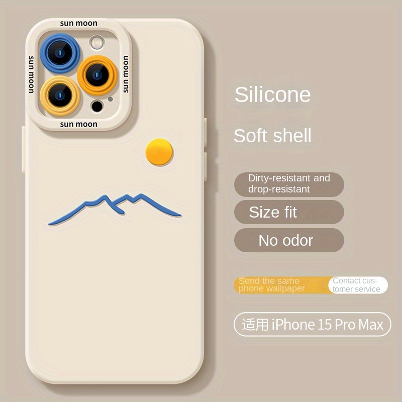TEMU Coque de téléphone - Coque de téléphone et mignonne avec motif de dessin facile à utiliser pour les couples, convient pour Iphone 16 Pro Max 17