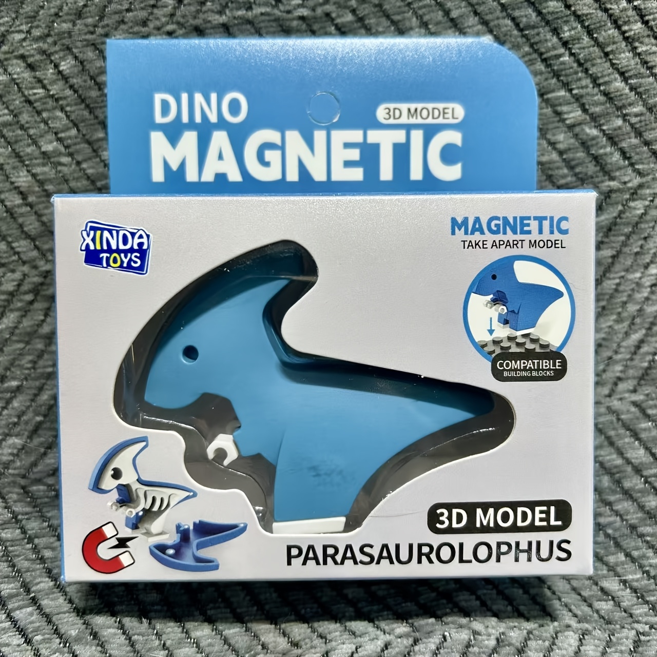 Magnetic Dinosaur Toy Set for Assembly