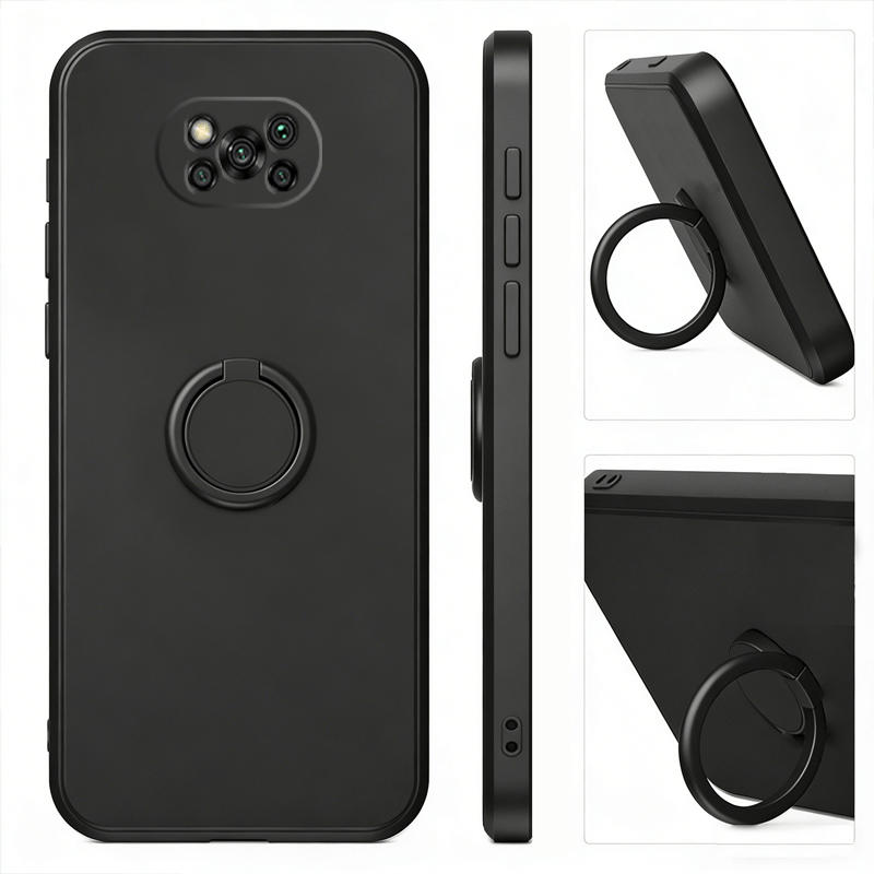صورة العنصر جراب هاتف: 1 قطعة جراب هاتف مكعب بحافة مستقيمة وحامل حلقة، مناسب لهواتف xiaomi poco x3 nfc/poco x3 pro/poco x3. لون سادة بسيط، ملمس فاخر، مقاس محكم، قطعة عصرية، للجنسين، مقاوم للبقع، نحيف وخفيف الوزن، مقاوم للسقوط، سهل التنظيف، حماية بتغطية كاملة،   و ، ملمس مطفي، جراب ناعم مضاد للانزلاق،