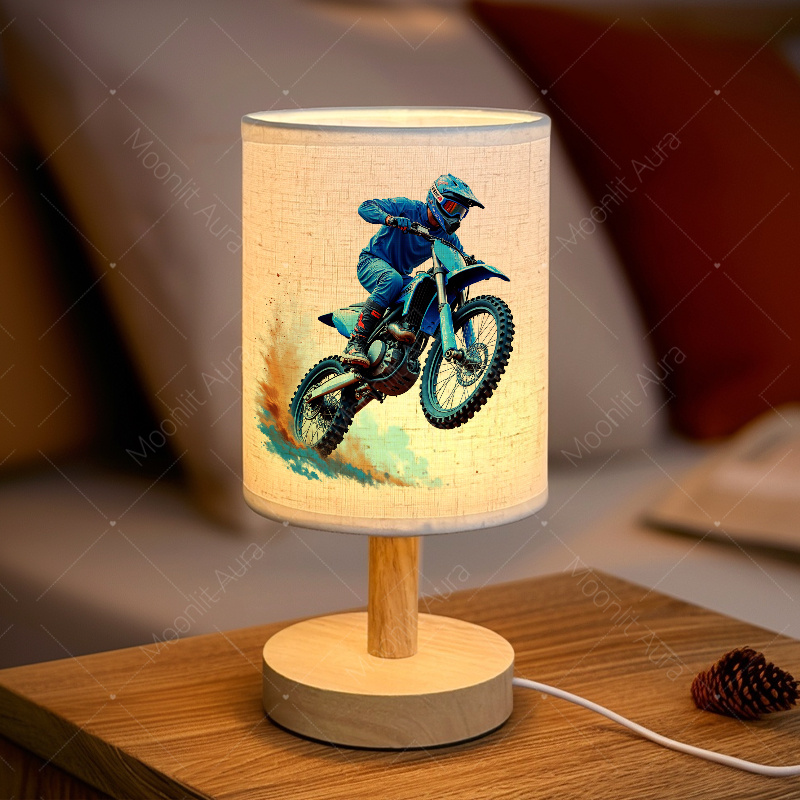 TEMU 1pc Desk Lamp, Usb Powered Nightstand Lamp, Bedroom Lamp And Dormitory Led Lighting Fixture Office Accent Light For Room Living Room Decorative