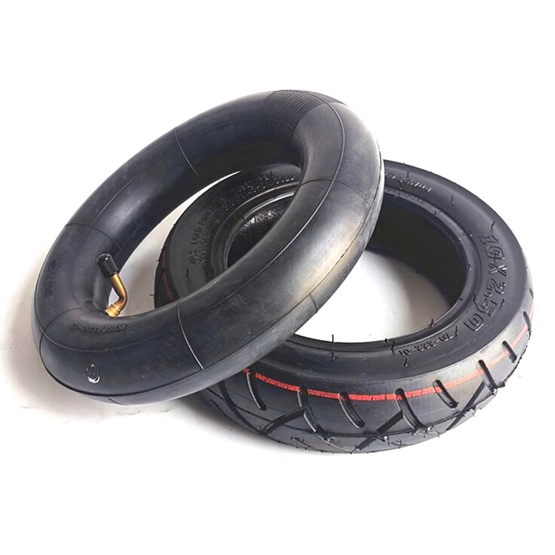 Image of Langerscooter Tires 10x2.5 Tire And Tube Set 10 Inch Tire Dualtron Scooter Parts