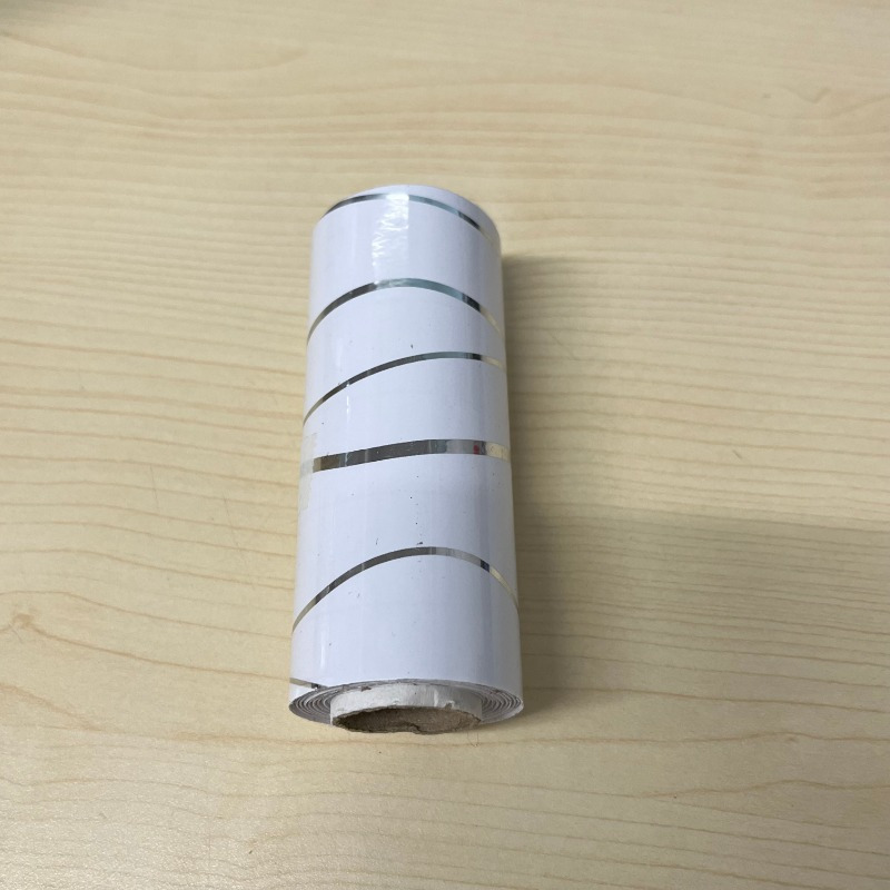 Image of 1roll 10cm*5m/3.93*196.85in Baseboard Self-adhesive Wallpaper Waistline Tile Stickers Baseboard Waterproof Decorative Living Room Waveguide Line Corner Stickers
