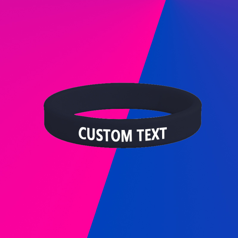 Custom Silicone Wristbands 180pcs Pack, Gift for Her/Him