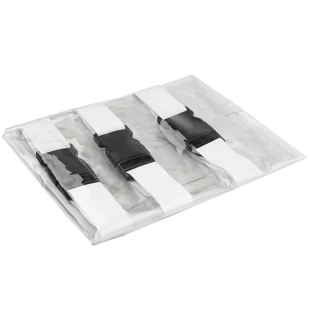 1pc Chair Cover Seat Dust-proof Transparent Plastic Protective Cover With Elastic Band