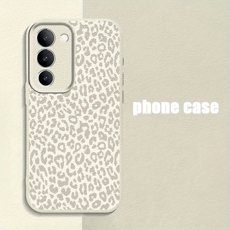 E-shop Hellbeige Leopardenmuster Handyhülle für Galaxy S24 Ultra/S24/S23 Ultra/S23/S22+/S22/S21 Ultra/S21