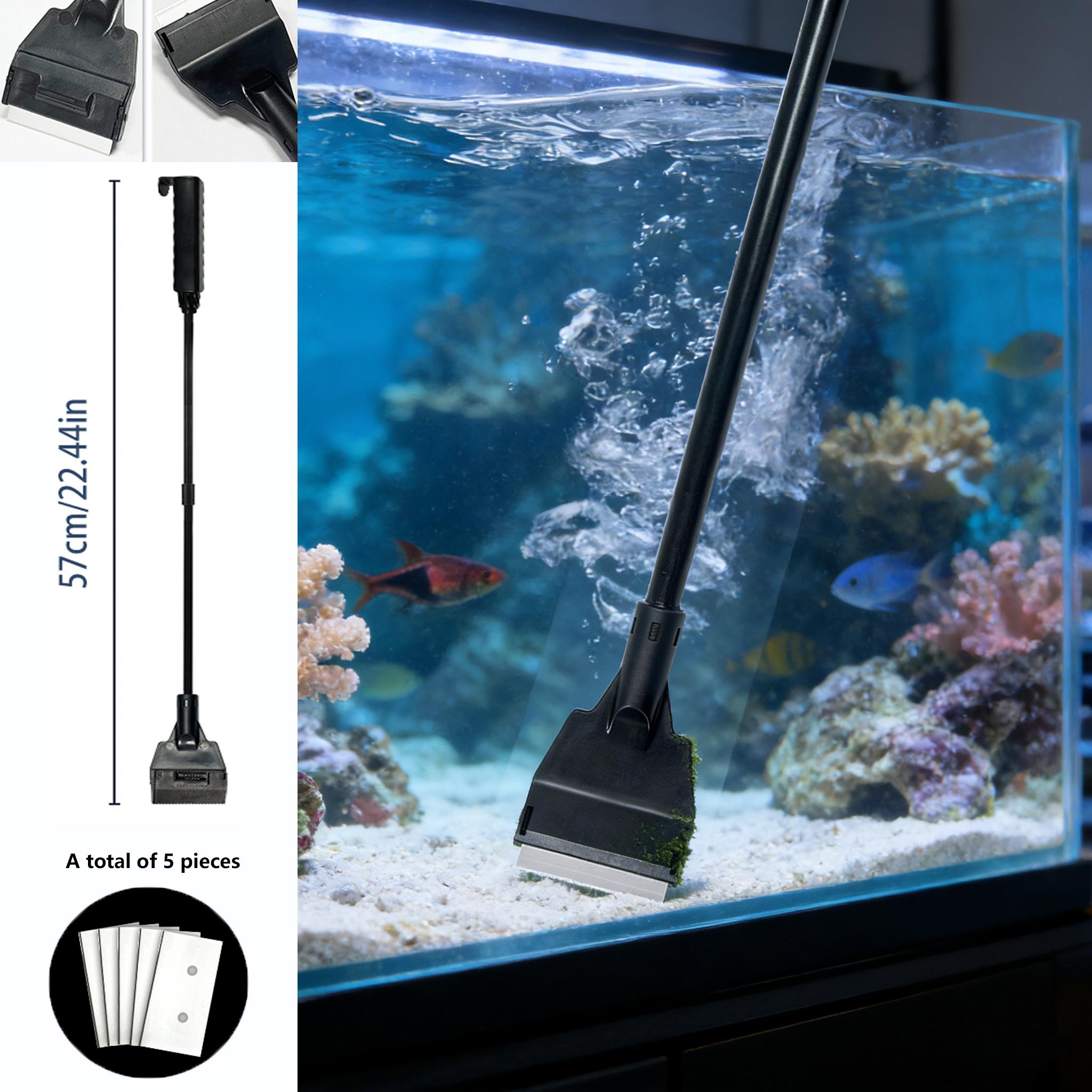 1pc Aquarium Cleaning Shovel, Designed For Removing Sand And Algae; Glass Surface Scraper, Essential Cleaning Tool For Aquarium Maintenance And