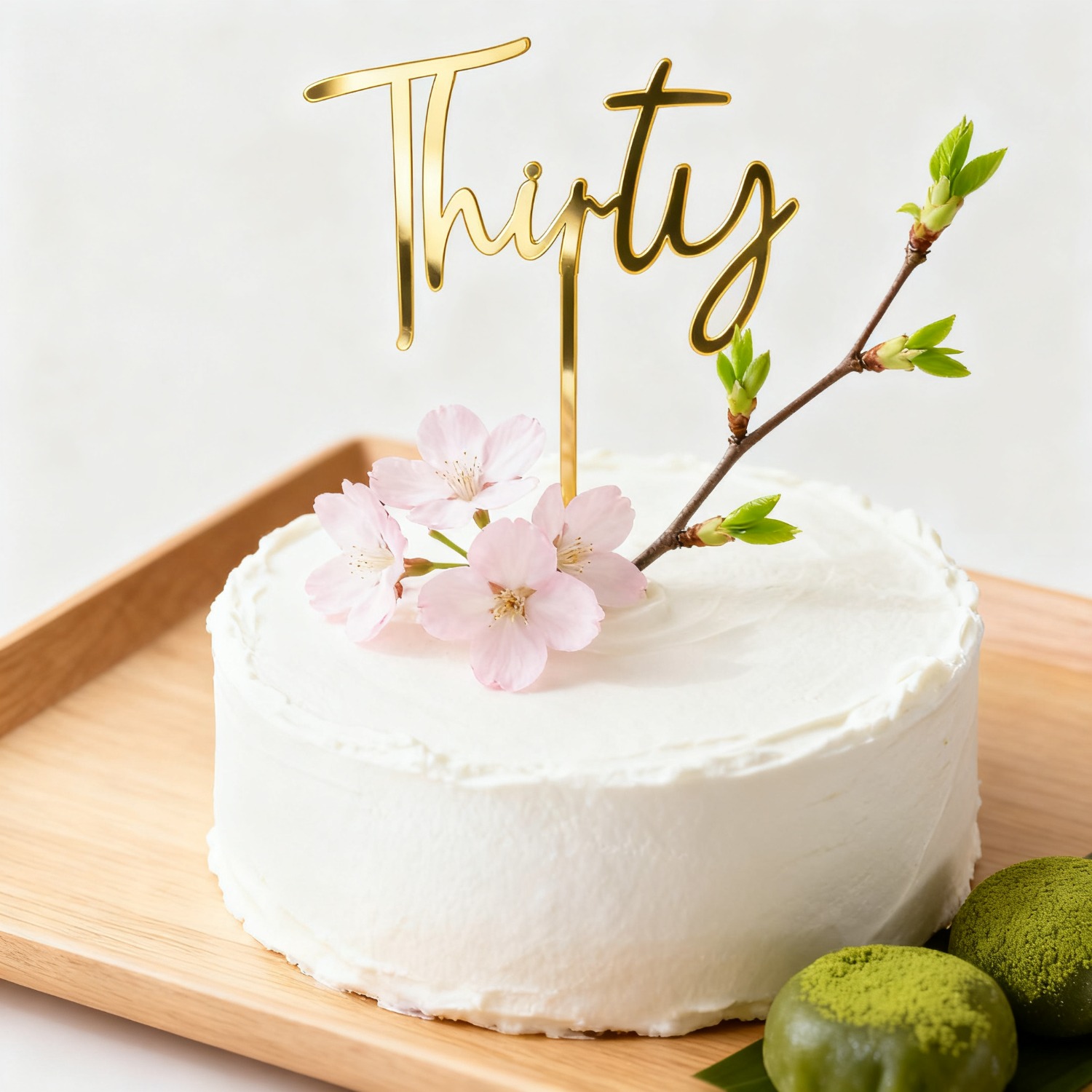 Image of 1pc Golden Acrylic Thirty Cake Topper For 30th Birthday And Anniversary - Glitter Mirror Number 30 Decor For Milestone Celebrations,halloween, Christmas