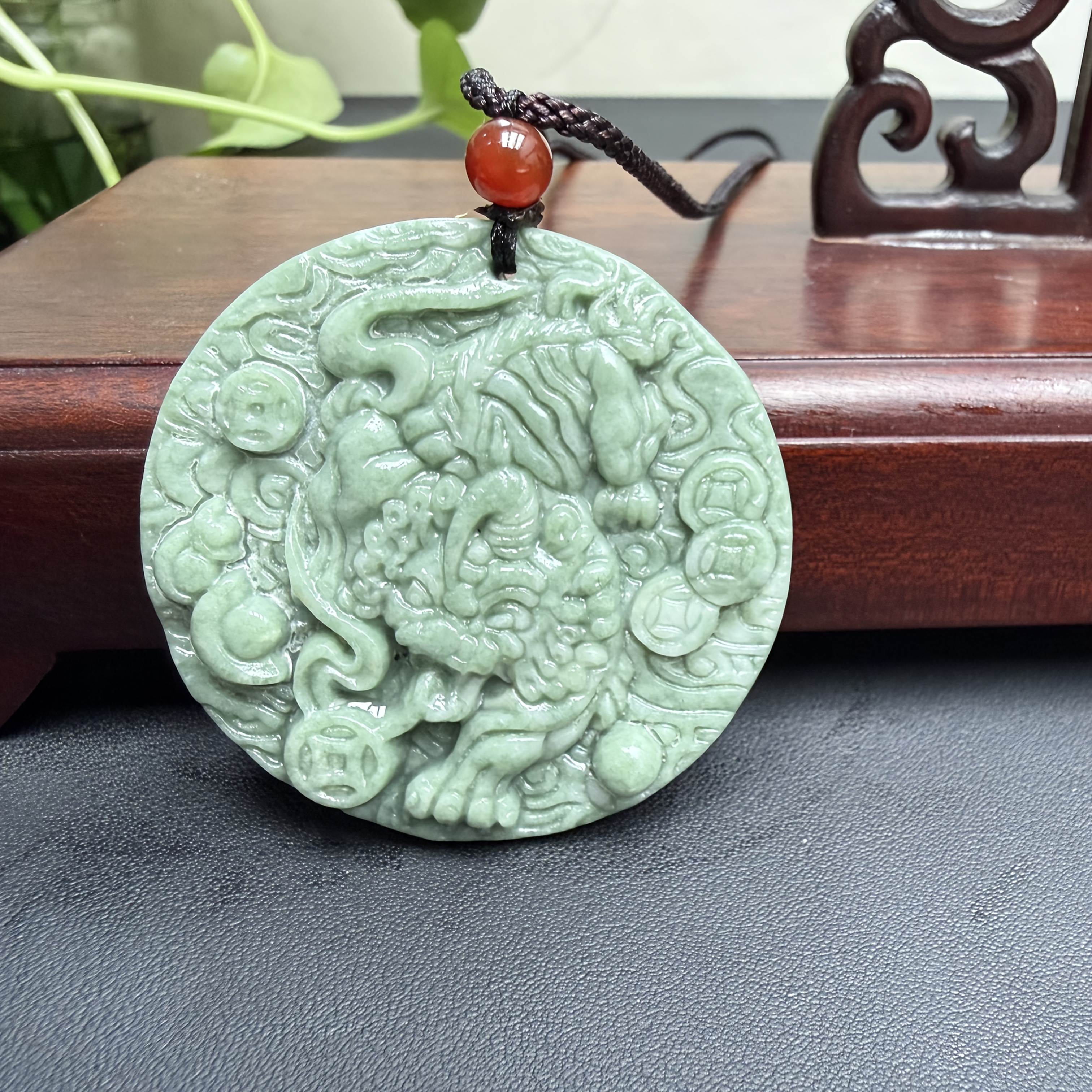 Natural Guizhou Pixiu Pendant Necklace, Unisex