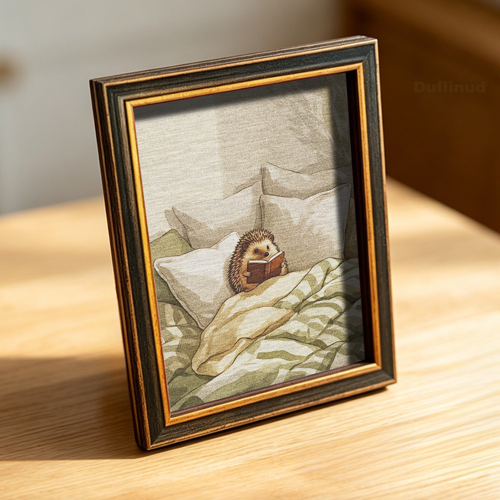 TEMU Aimants de réfrigérateur hérisson DUFLINUD pour cuisine - Mini décoration en bois avec adorable hérisson , dos entièrement aimanté pour