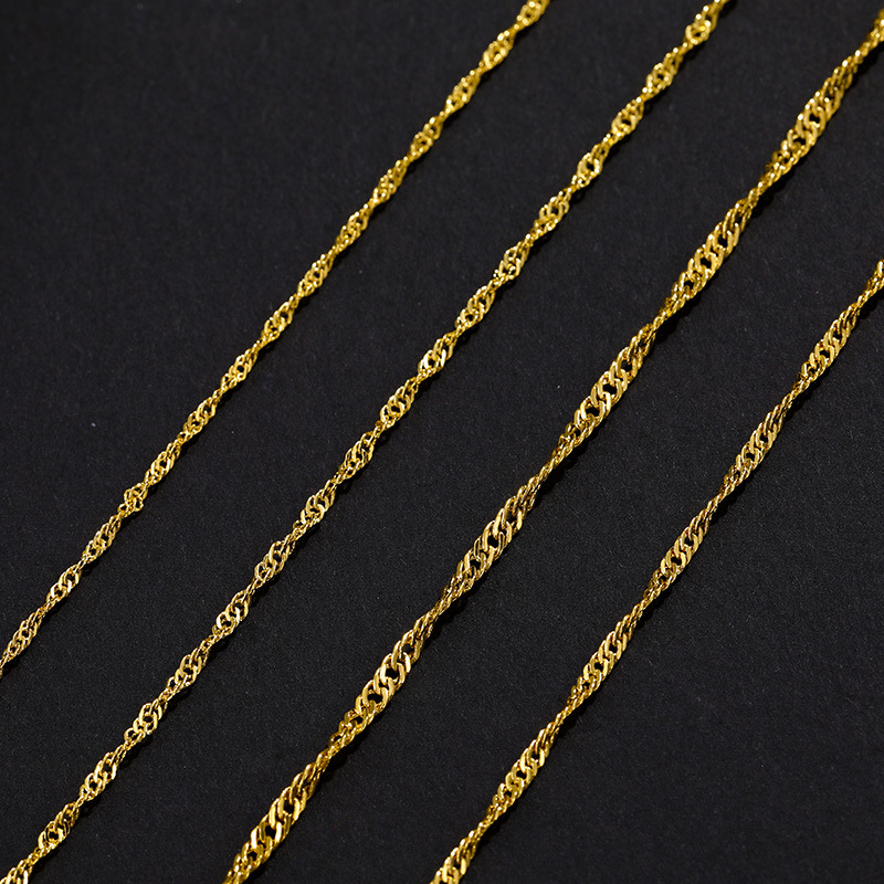 Women's Box Sticker Necklace, Light Luxury O-Type Chain