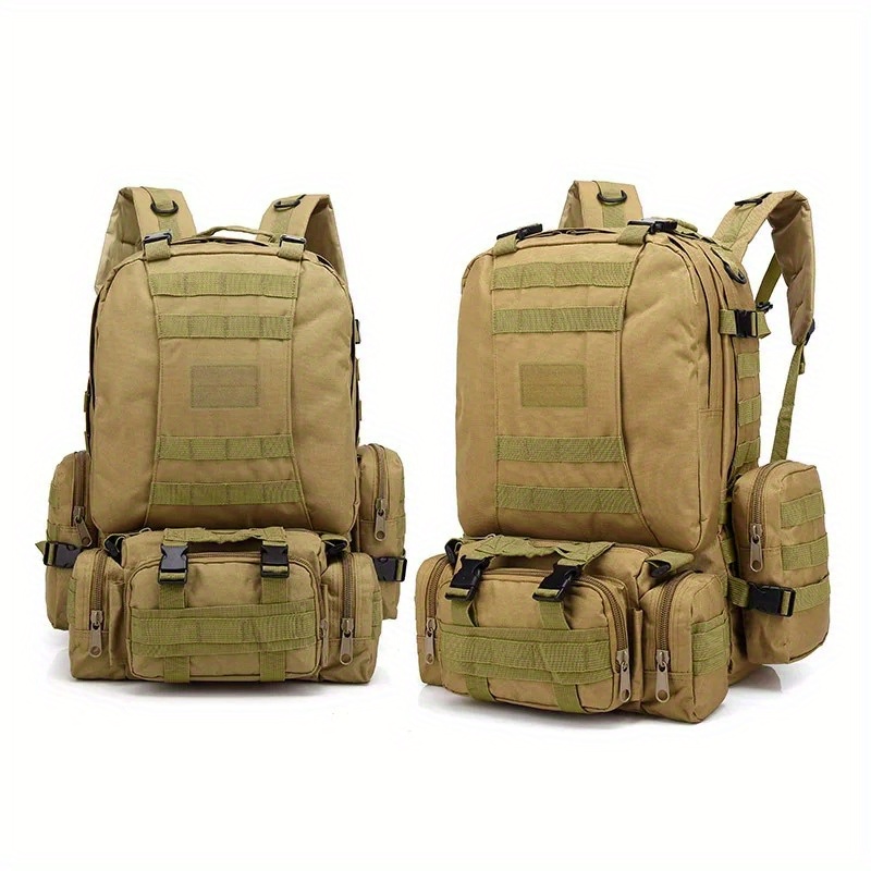 Men's Large Capacity 55L Outdoor Backpack for Hiking