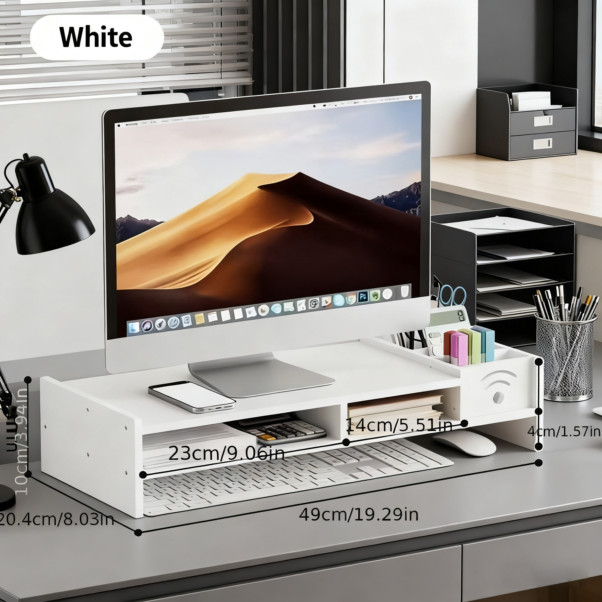 Standing Desk Riser Standing Desk Converter, Two-Tier Stand Up Desk ...