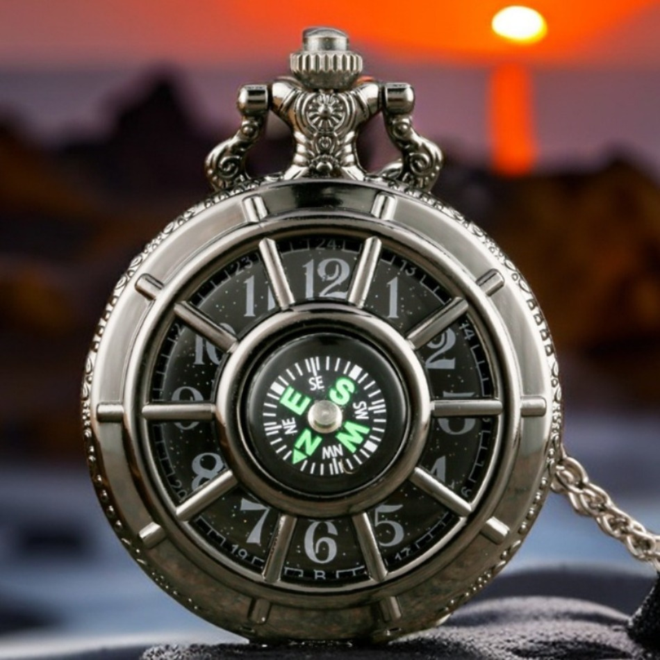 Compass Watch, Starry Sky Dial Present, Graduation Christmas New Year Birthday Gifts