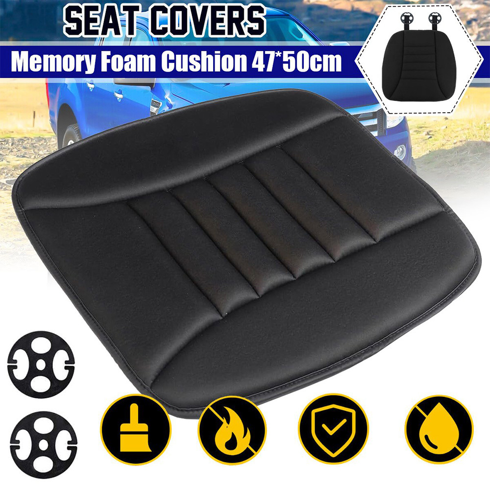 Image of Breathable Car Front Seat Pad, Soft And Comfortable Driver Seat Cover For Car, Suv, Van, Truck, Modern Auto Seat Cushion For Car Additions