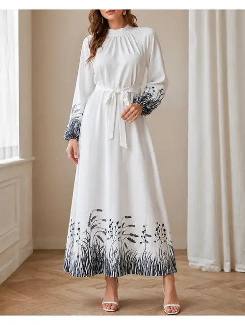 a line mock neck dress sold on Temu United States a line mock neck dress sold on Temu United States
