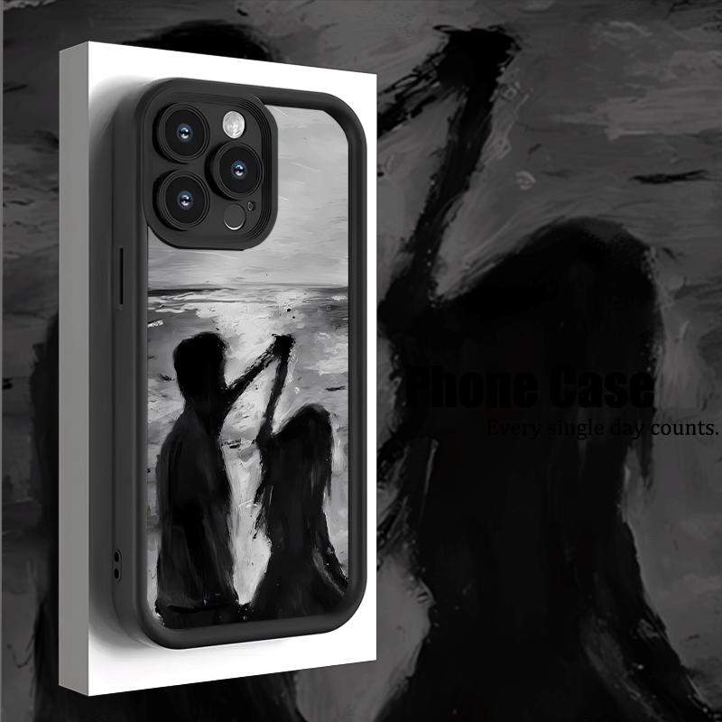 a vintage black painting couple design suitable Temu United Arab