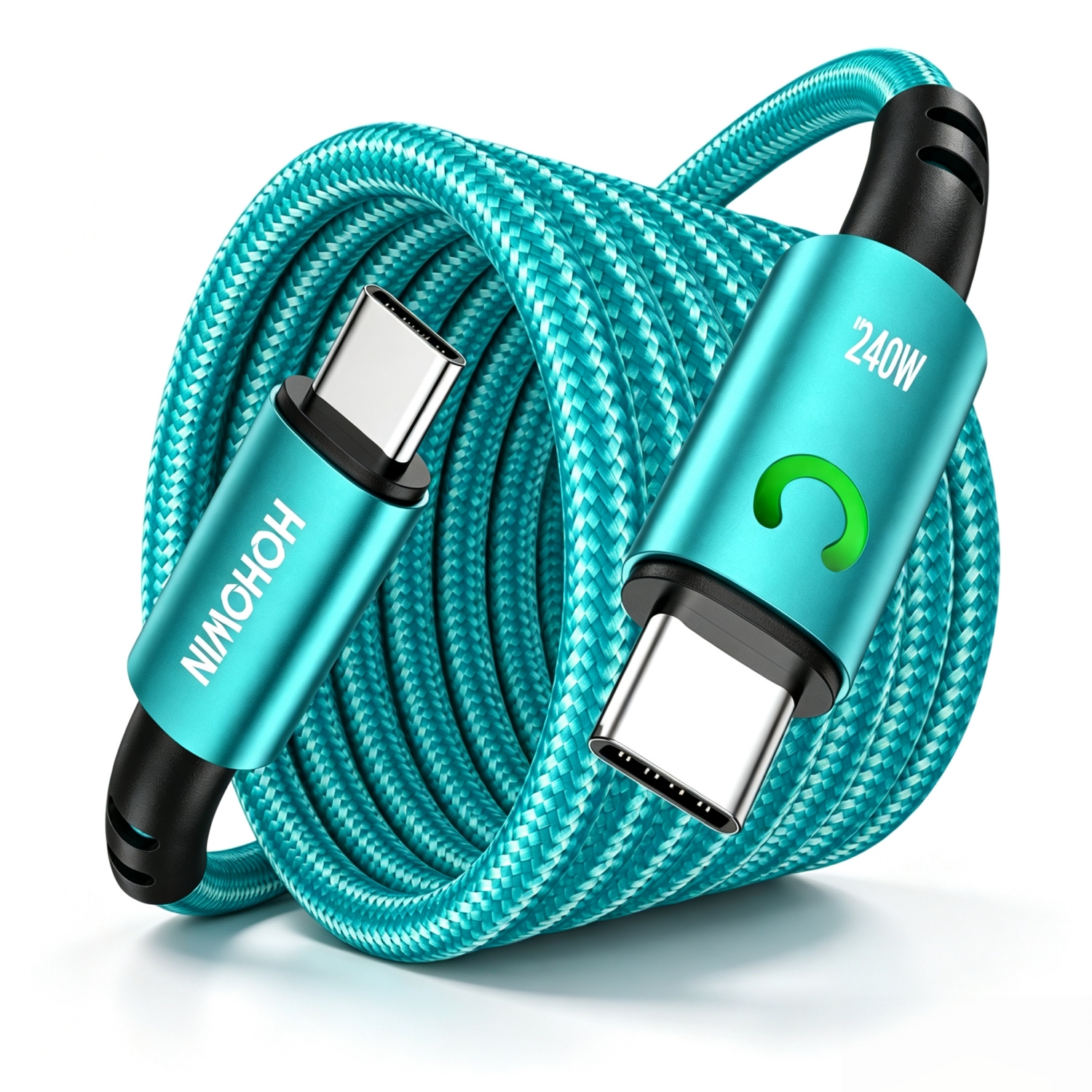 TEMU 240w Super Fast Charging Data Cable Suitable For, Huawei, Honor, Etc., Dual Type-c Super Fast Charging Cable For Iphone 15/16/17 And All Usb