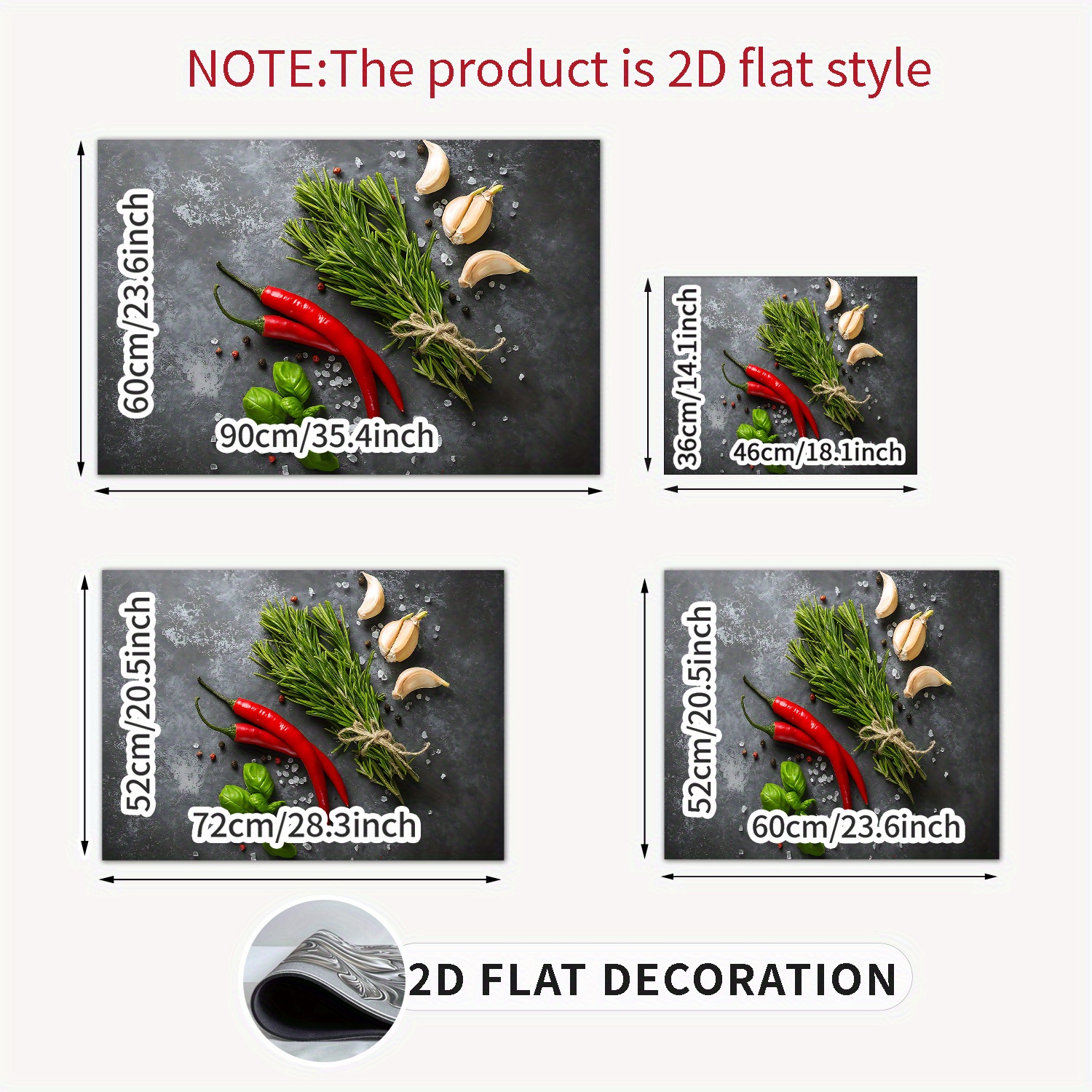 Image of 2d Flat Decorative Electric Stove Top Cover, A Rubber-lined Gas Stove Cover Designed For Kitchen Protection, Suitable For Any Stove, Sold As A Single Piece
