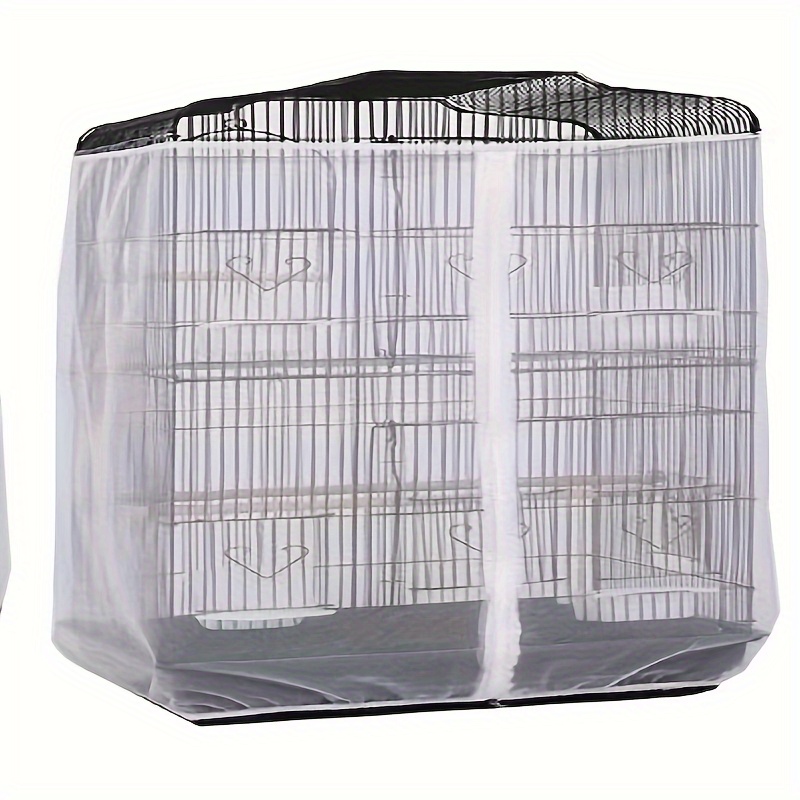 Zipper-style parrot cage mesh cover made of polyester material,... product image 3