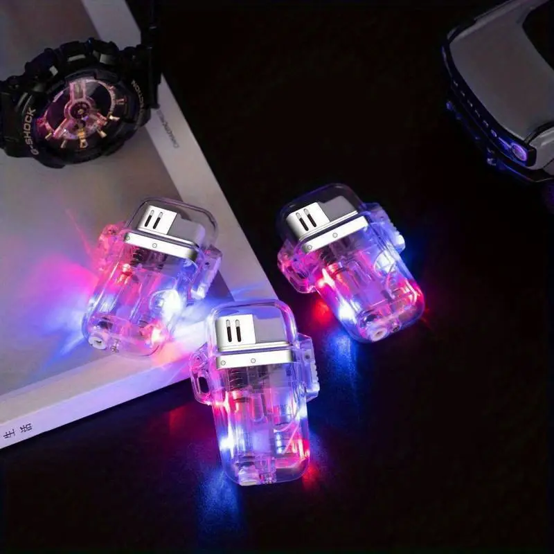 cute lighter windproof jet flame reusable cartoon butane lighter for girls gift no built in butane gas outdoor lighting design accessory portable design novelty lighter flame lighter anime fans collectors item Product details 3