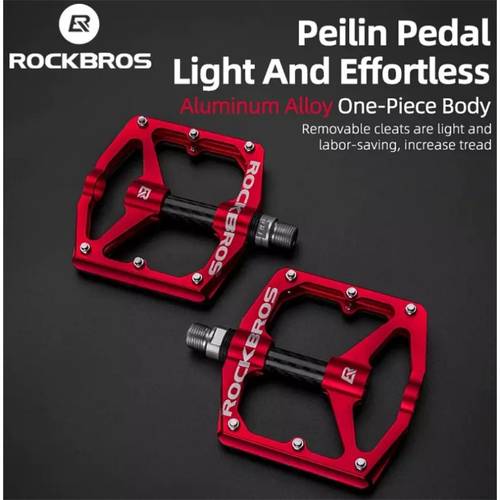 mountain bike pedals aluminum alloy bearings letter printing reflective pedals additions