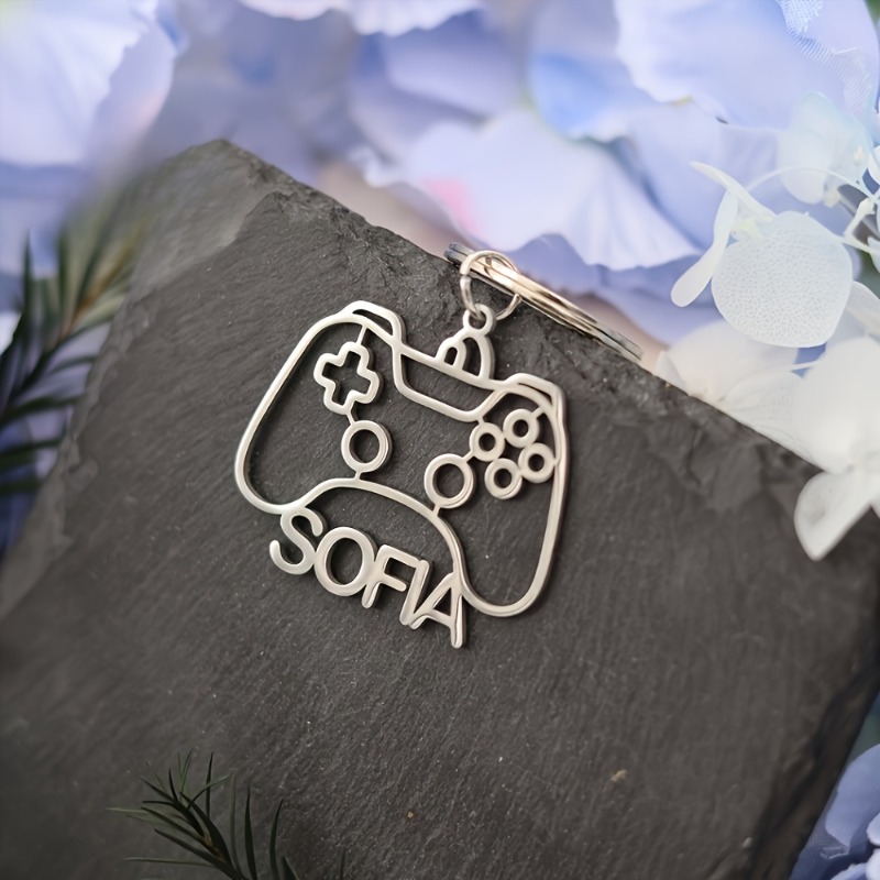 TEMU Llaveros Personalizados - Ideal para Especial , Atento, Accesorio Minimalista, Charm Elegante, , Colgante de Calidad, un de Amor, Significativo,