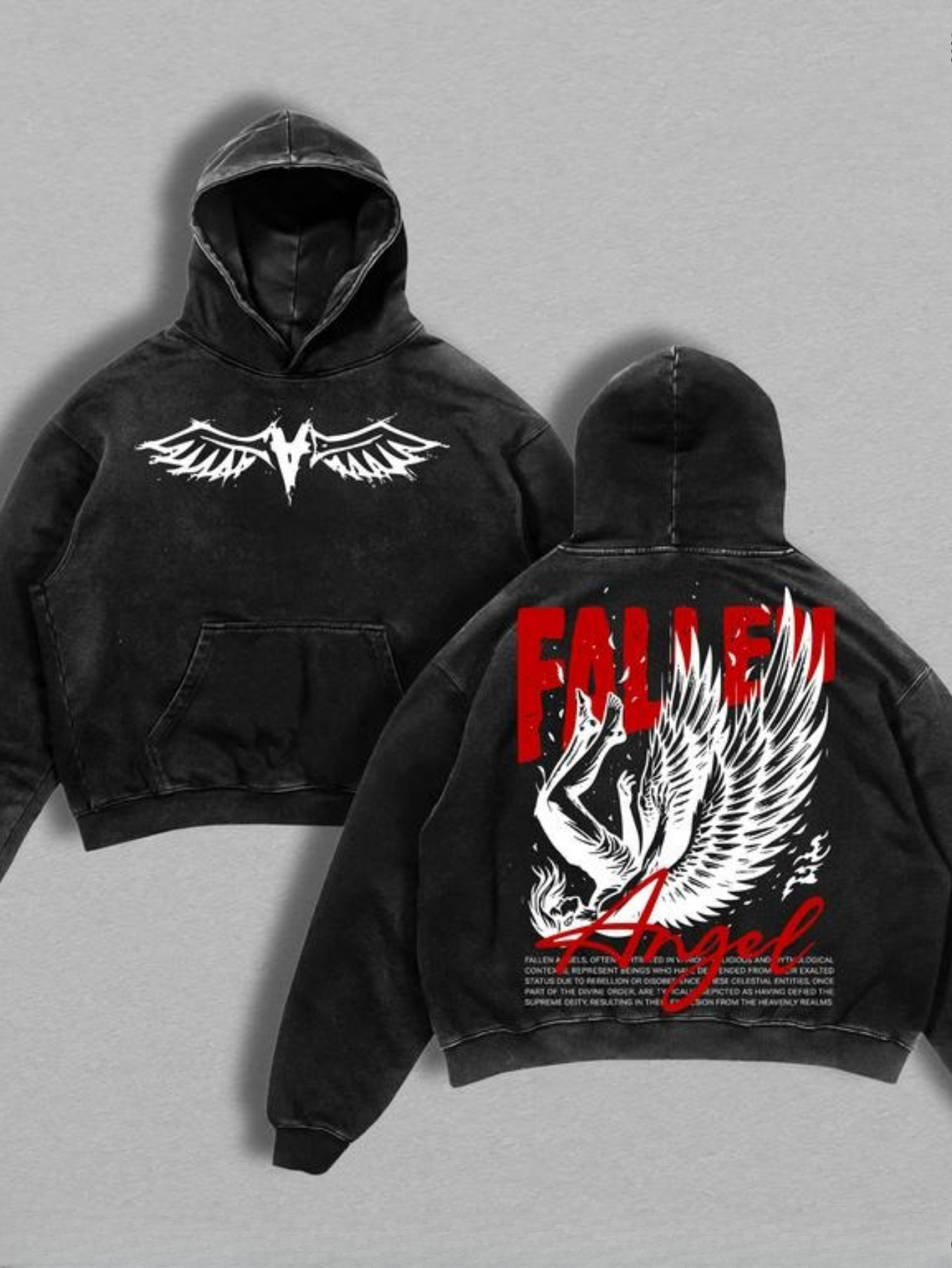 wings hoodie sold on Temu United States