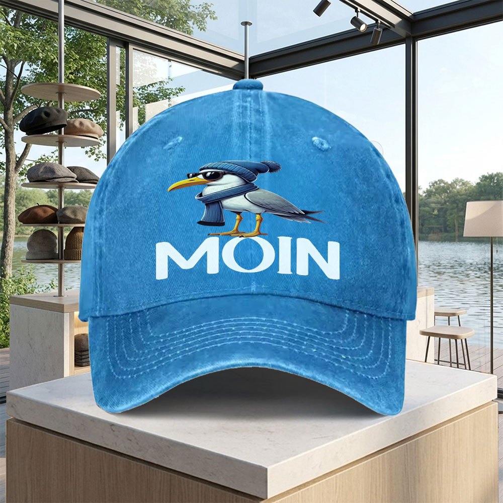 TEMU Moin Bird Graphic Baseball Cap Unisex Running Hat Suitable For Golf, Driving, Fishing, Outdoor Sports