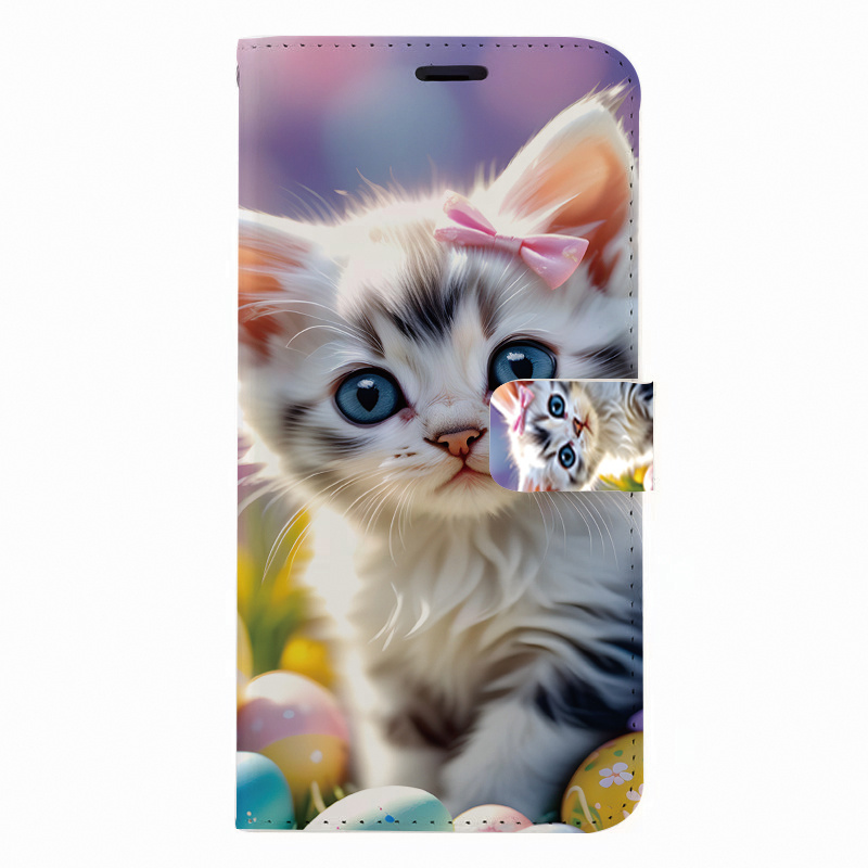 TEMU Phone Case - Cat Faux Leather Phone Case With Card Slots, Stand Function - Protective Case For A30 40 50 A51 Series And S20 S21 S22 S23 S24 Fe