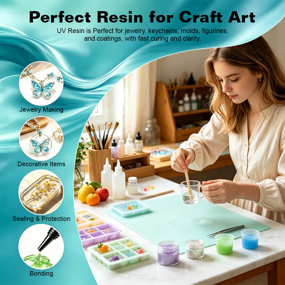 Fast Curing Resin for Jewelry Crafting