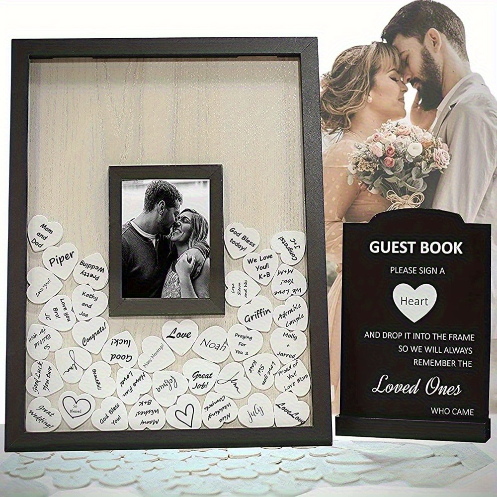 wedding guest book alternative registry item picture frame