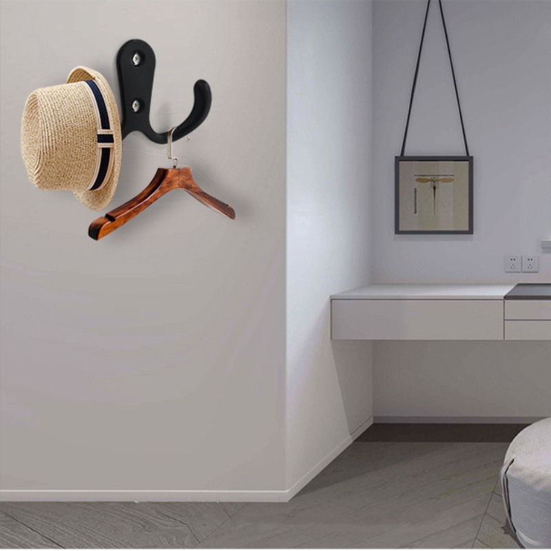 

4-Pack Crochets en Métal Moderne, Cintre à Veste et Chapeau Monté au Mur, Organisateur de Maison de Style Décontracté pour Vêtements et Accessoires