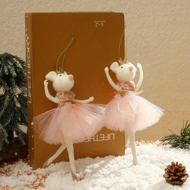 2pcs cute pink rat queen pendant ornate hanging - Temu