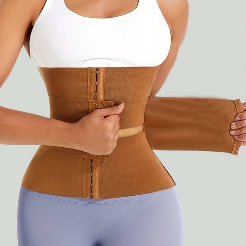 fitness bauchkontrolle shapewear korsett mit karabinerverschluss postpartale bauchformung taillenformer gürtel