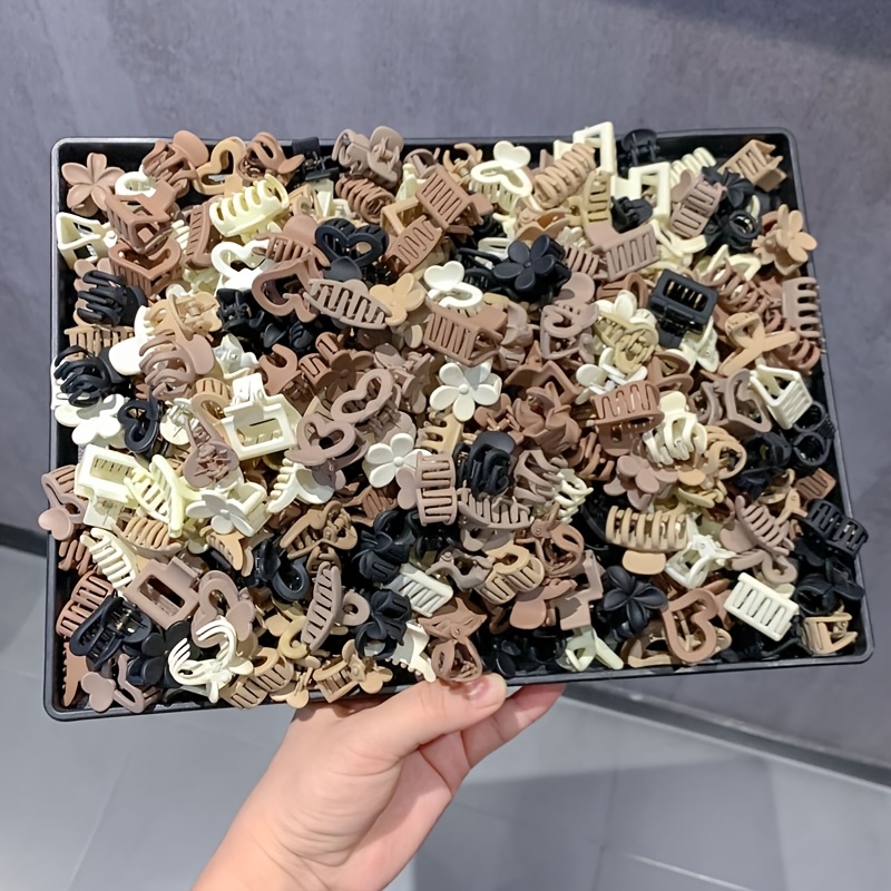 12pcs Stylish Matte Bow Clips Set