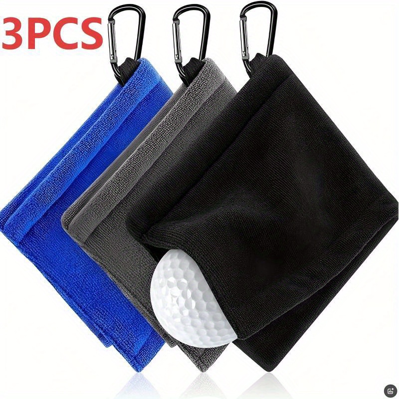 TEMU 3 Golf Towels, Golf Supplies, Golf Clubs, Golf Accessories,