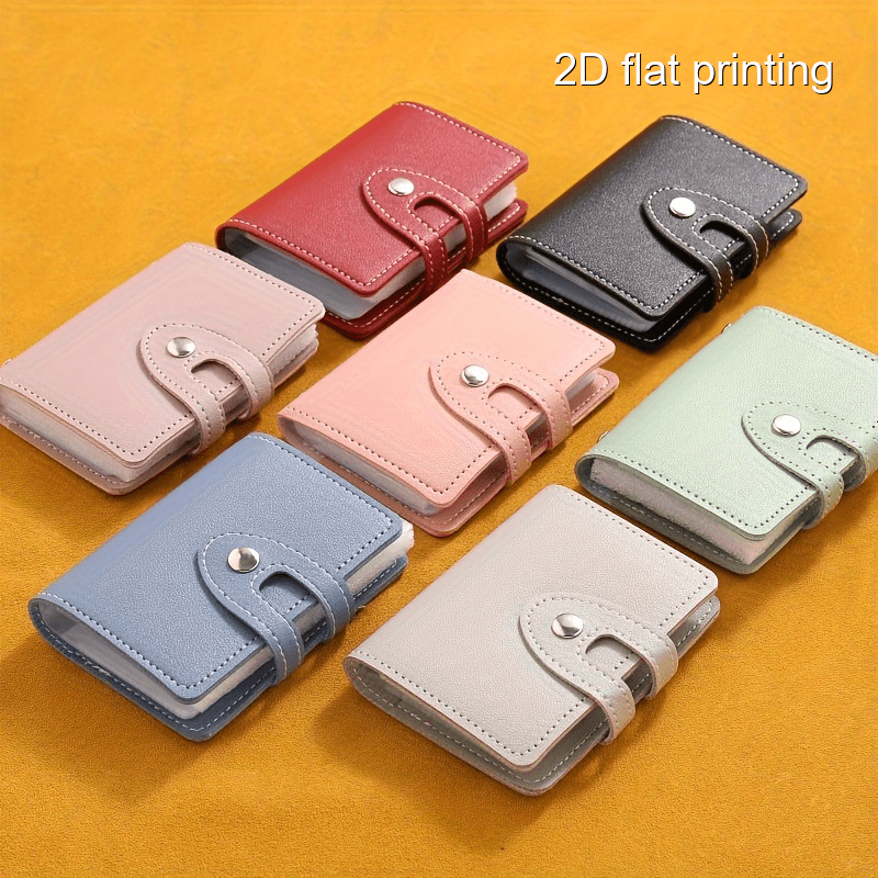 24 Multi-Slot ID Card Holder Ultra-Thin Credit Card Holder for Men and Women Bank Card Storage Bag