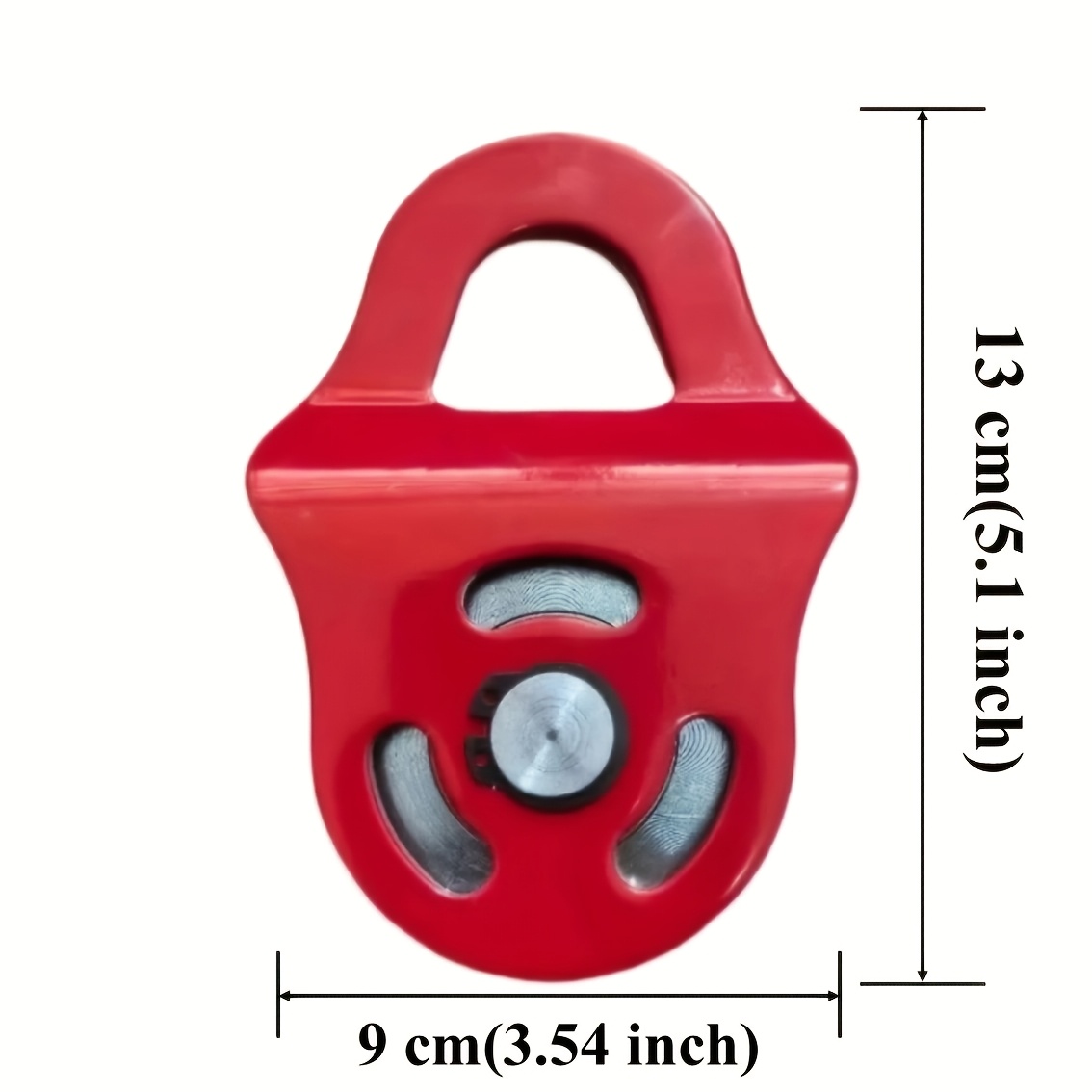 TEMU 6-ton Heavy-duty Winch Pulley Block, Used For Traction Pulleys Of And Synthetic Ropes, , Compatible With Trucks, Tractors, , And Utvs - Very