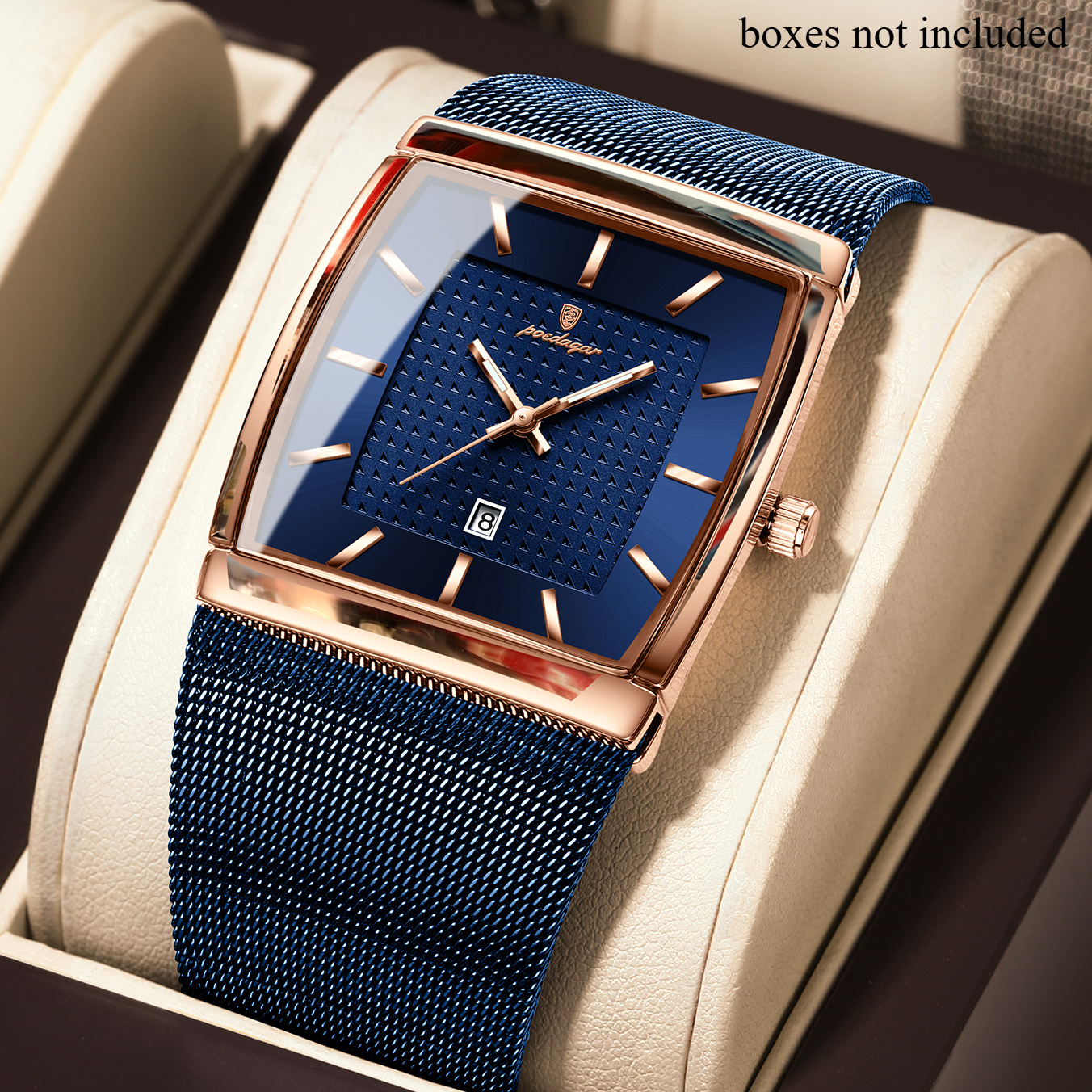 simple and high end mesh strap mens quartz watch lightweight and fashionable     a must have for men 0
