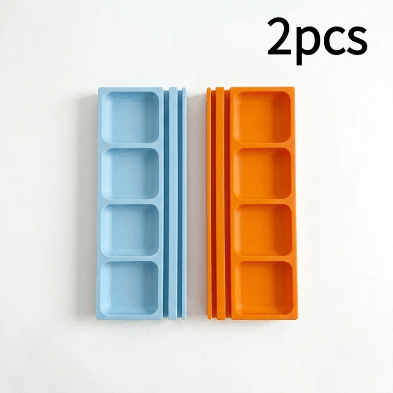 TEMU Lot de 2 plateaux de rangement pour jetons et cartes de jeu de société, plateau polyvalent/boîte de rangement pour cartes avec fonction de et de